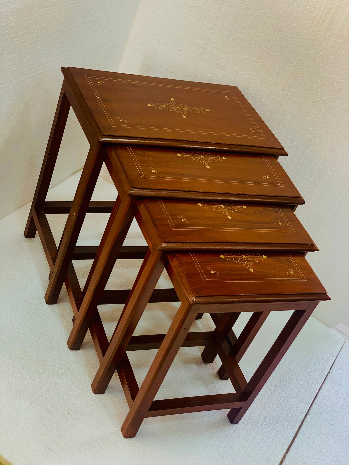 Wooden Nesting Tables (Set of 4)