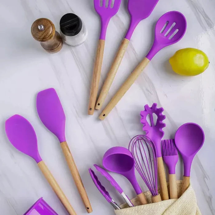 12pcs Non Stick Silicone Cooking Set