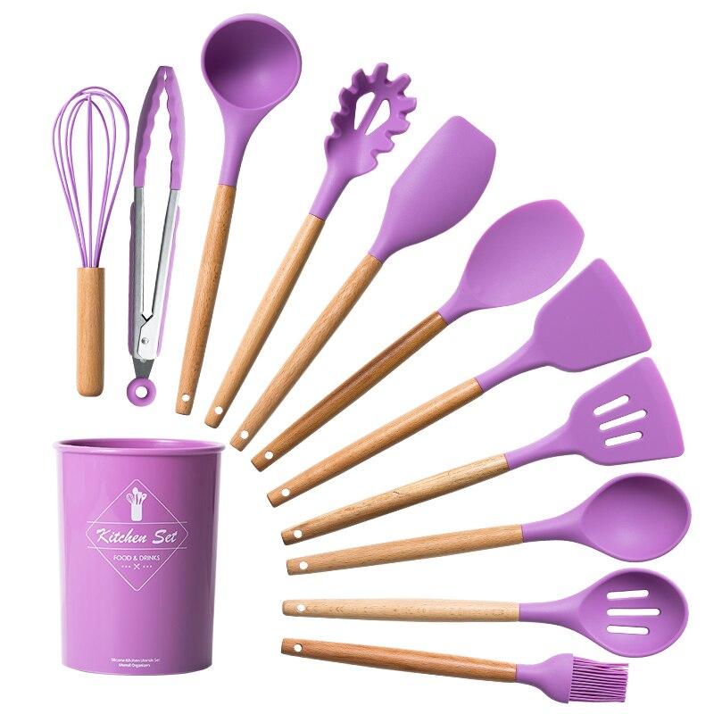 12pcs Non Stick Silicone Cooking Set