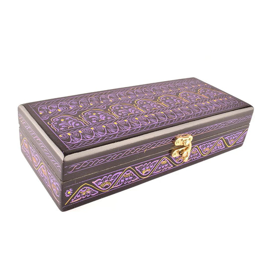 Rectangle Handmade Naqshi Wooden Jewelry Box