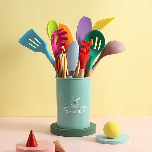 12pcs Silicone Cooking Utensils Set