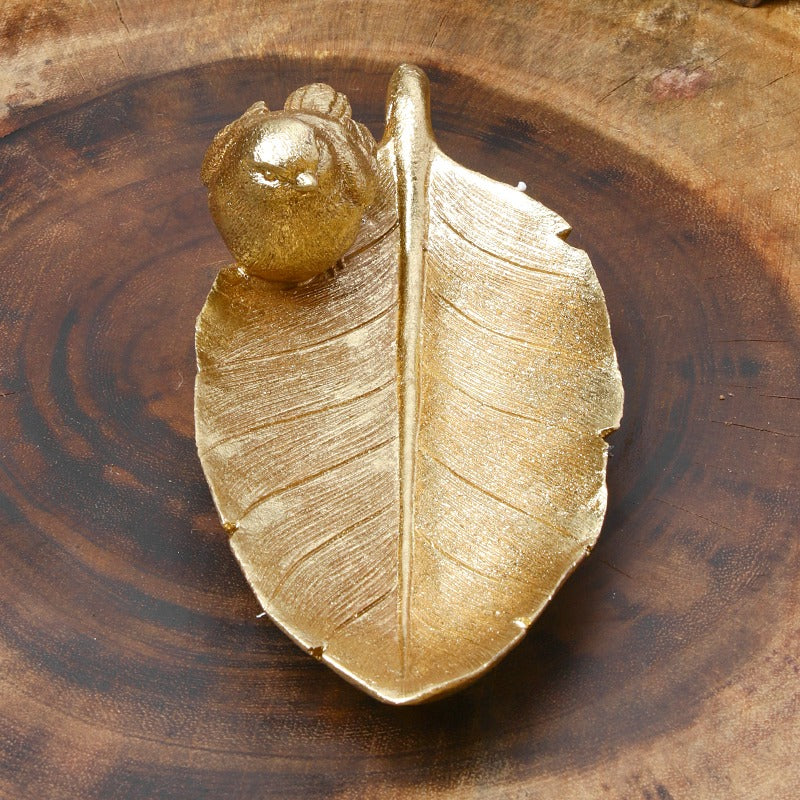 Straight Leafy Bird Tray