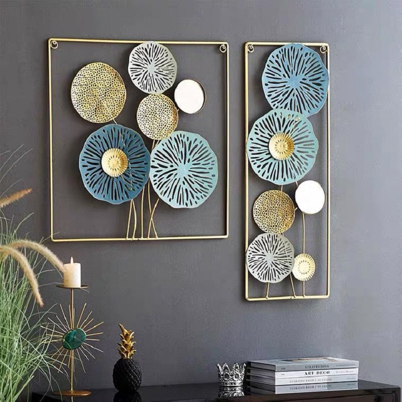 Modern Golden Floret Wall Decor