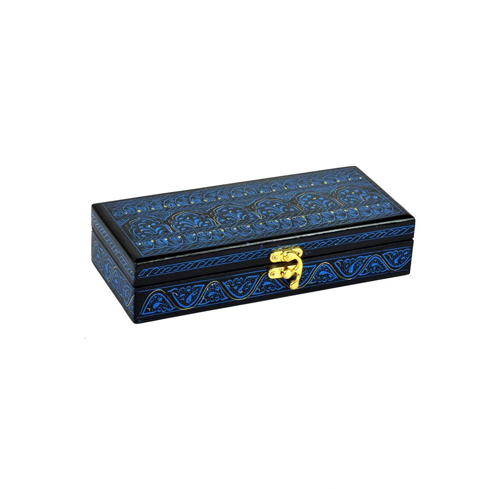 Rectangle Handmade Naqshi Wooden Jewelry Box