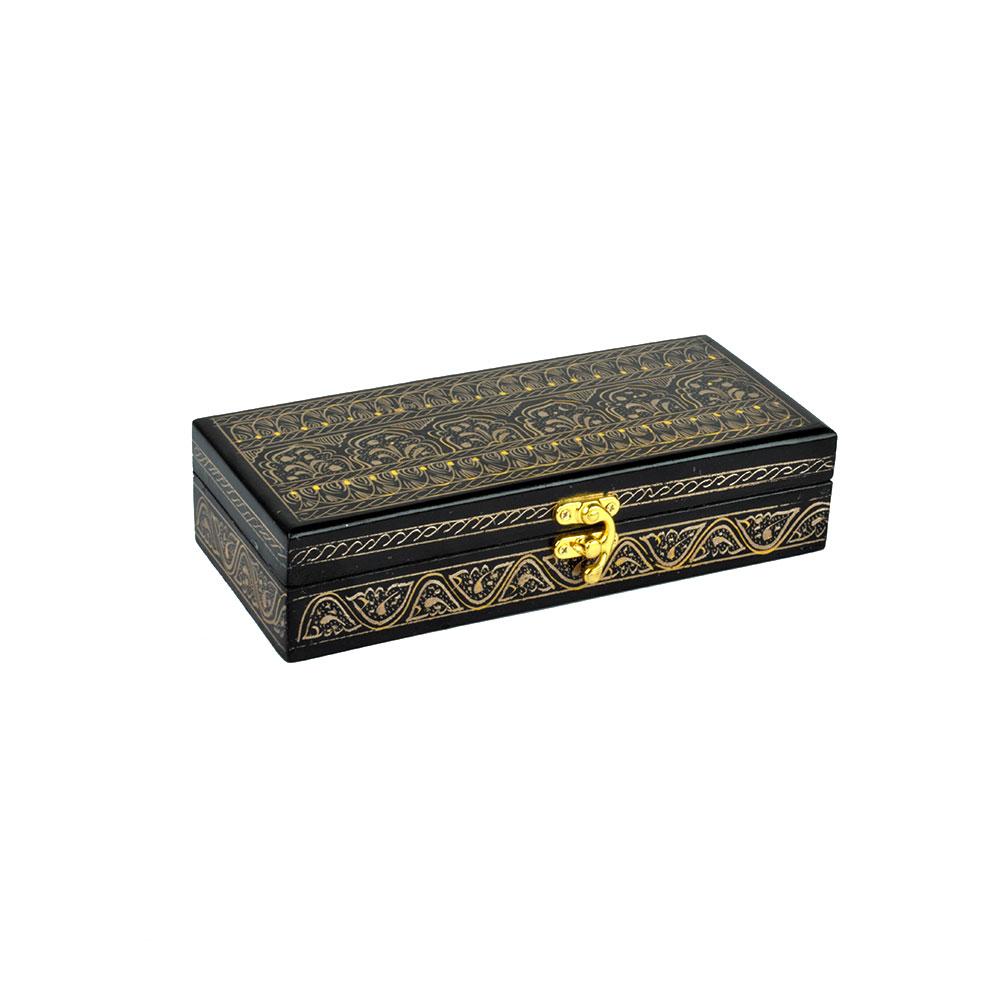 Rectangle Handmade Naqshi Wooden Jewelry Box