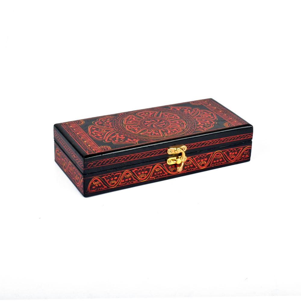 Rectangle Handmade Naqshi Wooden Jewelry Box