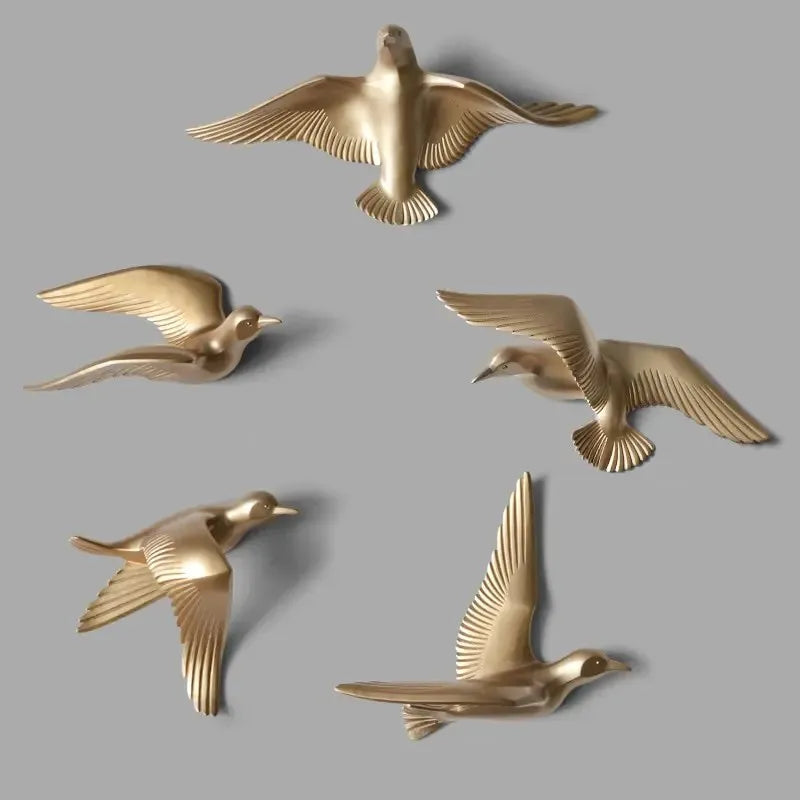 Joy Of Birds Wall Decor (Set Of 6pcs)