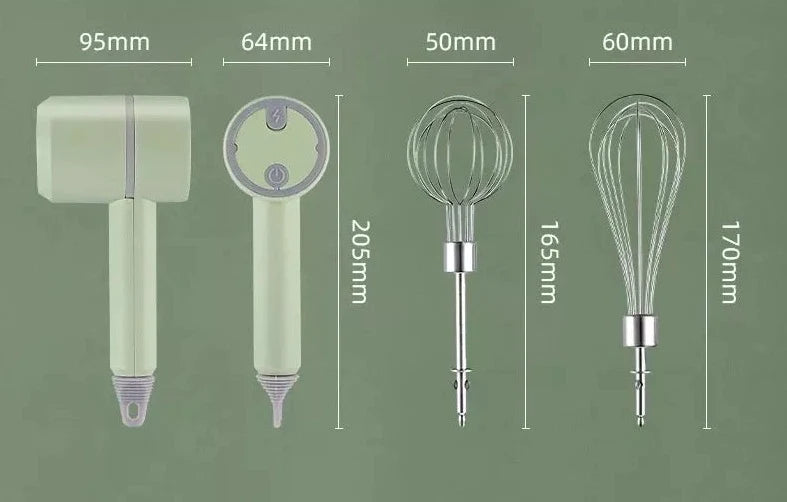 3 In 1 Wireless Portable Electric Hand Blender