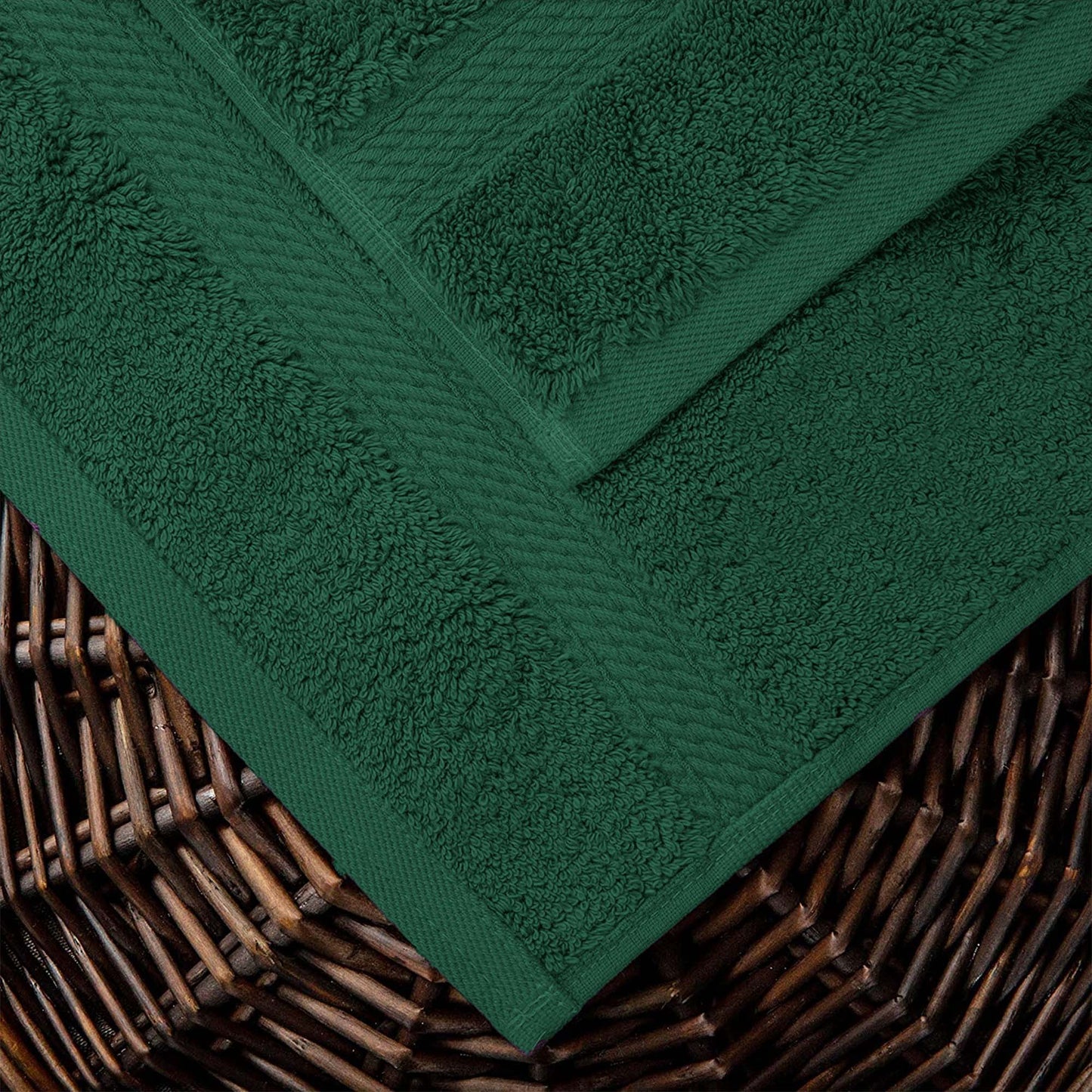 Extra-Long Green Egyptian Cotton Towel